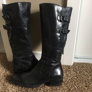 Born knee high wide calf riding boot size 9M